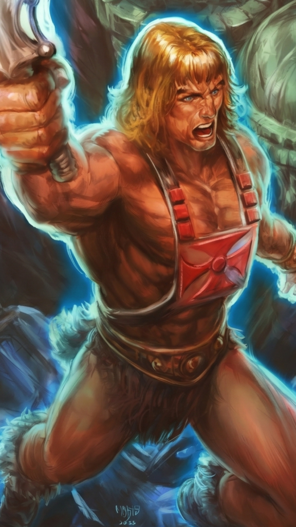 Wallpaper da Enorion - He-Man (Enorion) - Wallpaper Mobile, arte de Victor Maristane