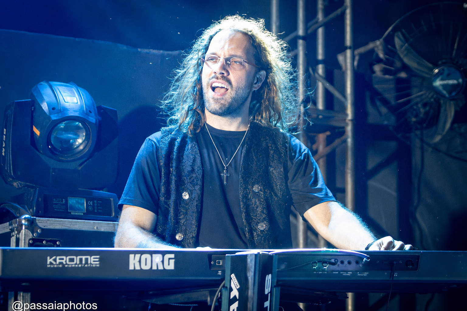 Rafael Braz no palco da Epic Tales Tour 2025
